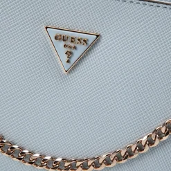 Guess Noelle II Schultertasche 22 cm misty blue