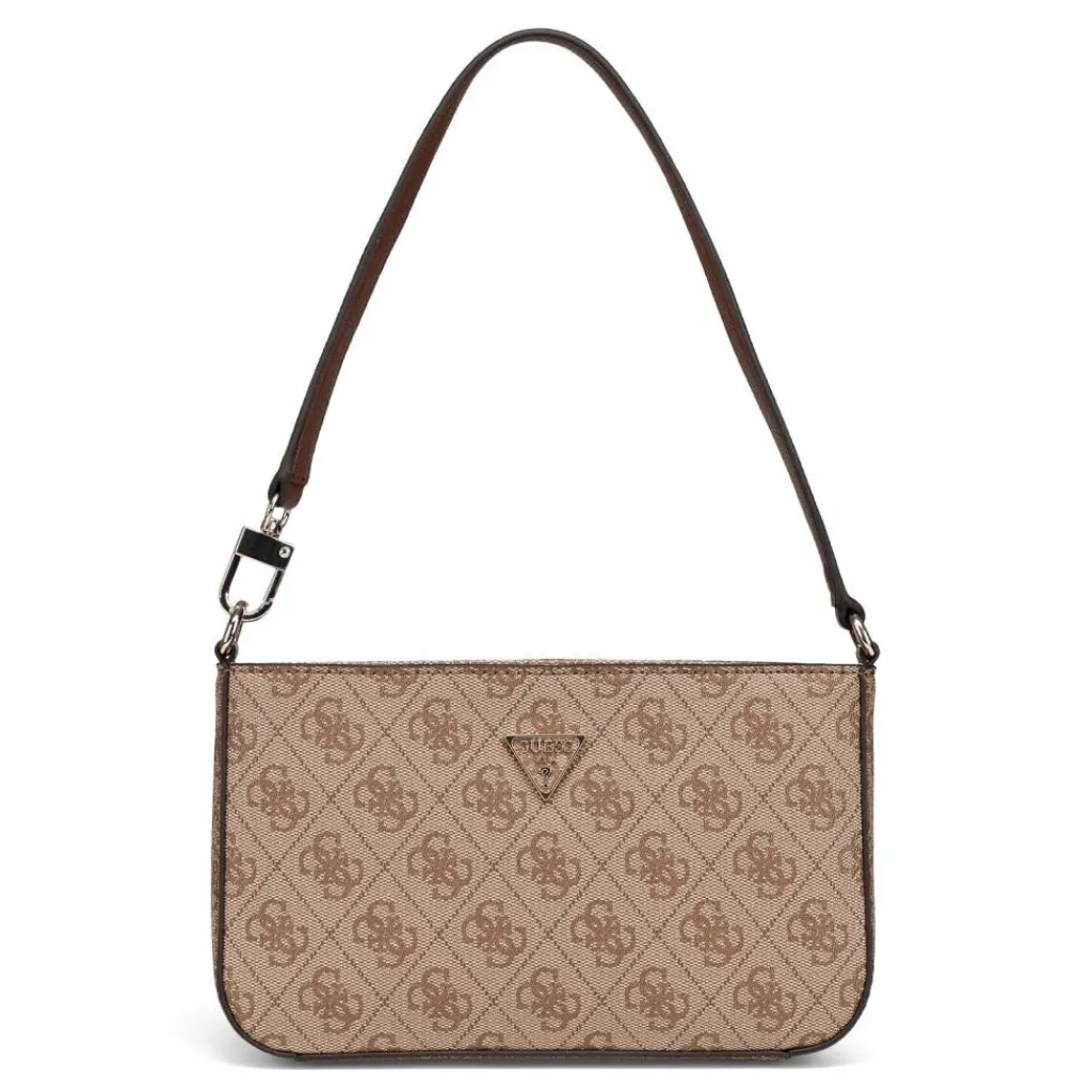 Clearance Guess Noelle II Schultertasche 22 cm latte logo-brown