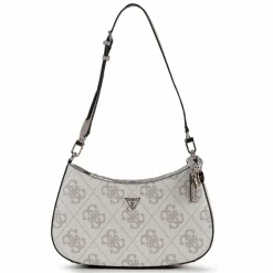 Guess Schultertaschen|Henkeltaschen<Noelle Schultertasche 29 cm dark taupe logo