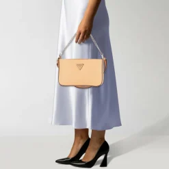 Hot Guess Noelle Schultertasche 22 cm apricot