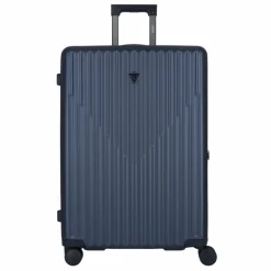 Sale Guess Olbia 4 Rollen Trolley L 74 cm blue