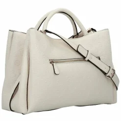 Sale Guess Phoebe Schultertasche 33 cm off white logo
