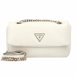 Discount Guess Sunetra Schultertasche 20 cm bone
