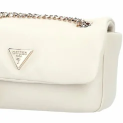 Discount Guess Sunetra Schultertasche 20 cm bone