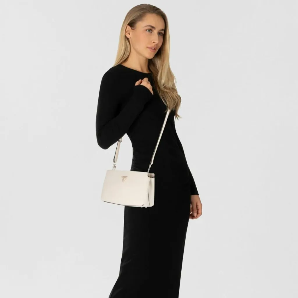 Discount Guess Talent Umhängetasche 24 cm off white