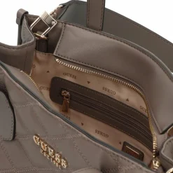 Sale Guess Tamsin Schultertasche 34 cm dark taupe