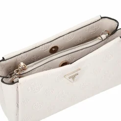 Guess Schultertaschen<Tisha Schultertasche 24 cm stone logo