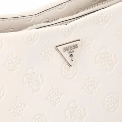 Guess Schultertaschen<Tisha Schultertasche 32 cm stone logo