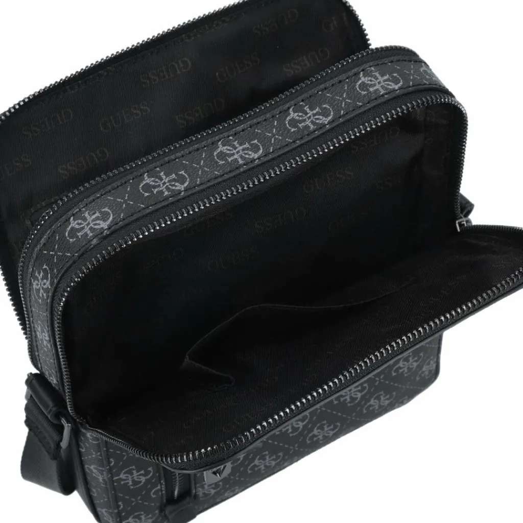 Discount Guess Torino Umhängetasche 20 cm dark black