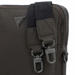 Discount Guess Torino Umhängetasche 20 cm dark brown