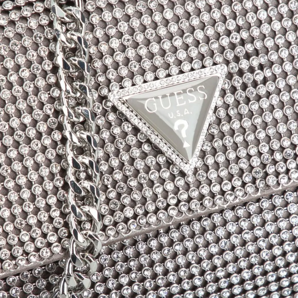 Guess Umhängetaschen|Abendtaschen & Clutches<Twiller Clutch Tasche 22 cm silver