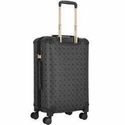 Guess 4-Rollen Koffer|Hartgepäck<Wilder 4 Rollen Trolley 64 cm mit Dehnfalte charcoal