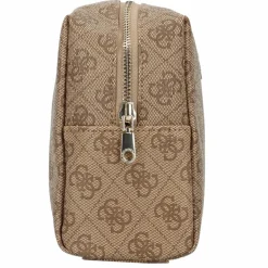 Guess Kulturbeutel<Zamira Kulturbeutel 25 cm latte logo