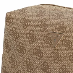 Guess Kulturbeutel<Zamira Kulturbeutel 25 cm latte logo