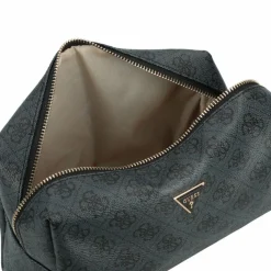 Clearance Guess Zamira Kulturbeutel 25 cm coal logo