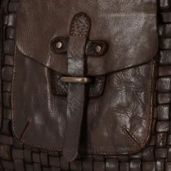 Online Harbour 2nd Alexandra-Up Schultertasche Leder 26 cm chocolate brown