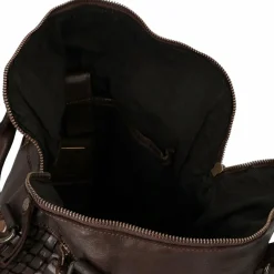 Online Harbour 2nd Alexandra-Up Schultertasche Leder 26 cm chocolate brown