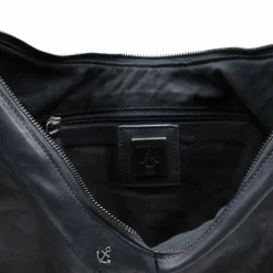 Clearance Harbour 2nd Anchor Love Amar Schultertasche Leder 33 cm midnight navy