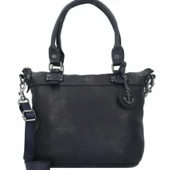 Discount Harbour 2nd Anchor Love Bianca Schultertasche Leder 34 cm midnight navy