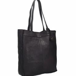 Sale Harbour 2nd Anchor Love Elbe 1 Shopper Tasche Leder 29 cm dark ash