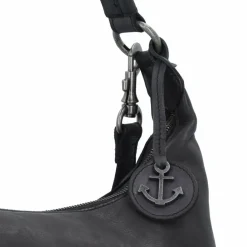 Online Harbour 2nd Anchor Love Emmy Schultertasche Leder 39 cm dark ash