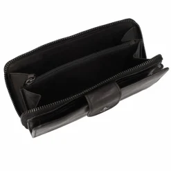 Harbour 2nd Damengeldbörsen Querformat<Anchor Love Geldbörse RFID Schutz Leder 19 cm dark ash