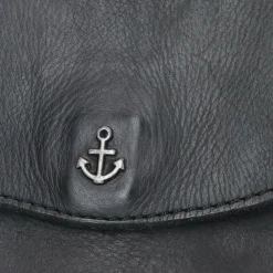 New Harbour 2nd Anchor Love Iben Umhängetasche Leder 21 cm dark ash