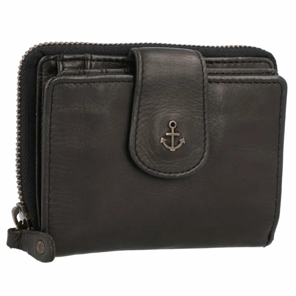 New Harbour 2nd Anchor Love Isidora Geldbörse Leder 12 cm dark ash