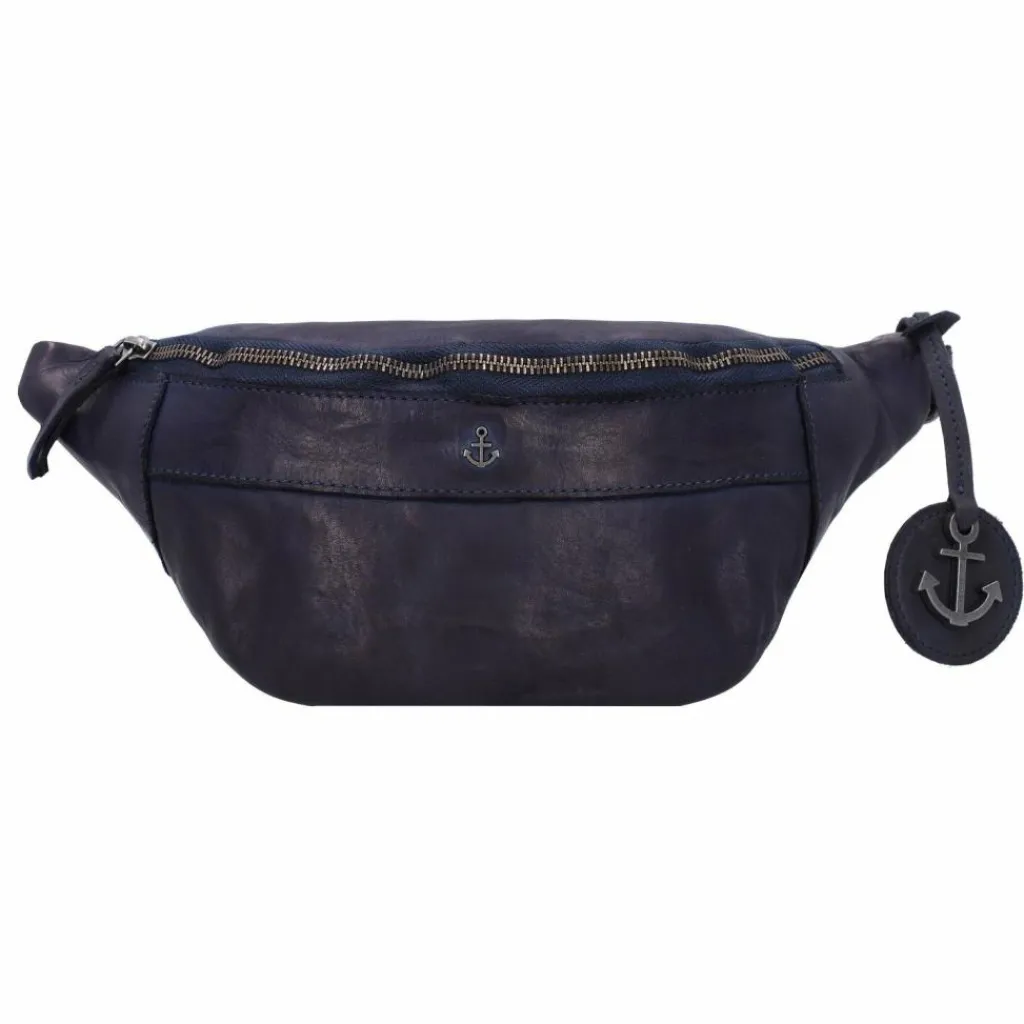 Outlet Harbour 2nd Anchor Love Jamie Gürteltasche Leder 26 cm midnight navy