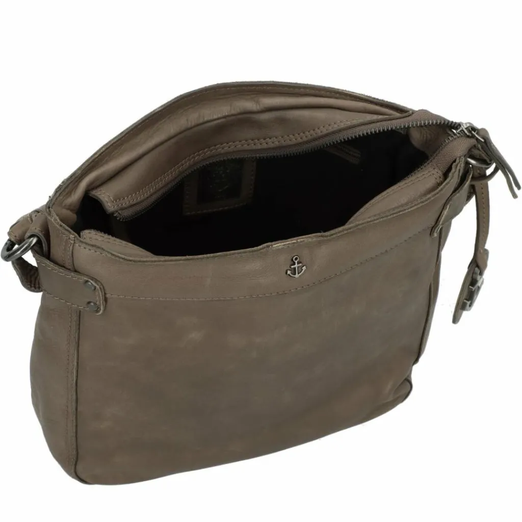 Clearance Harbour 2nd Anchor Love Luisa Schultertasche Leder 25 cm warm taupe