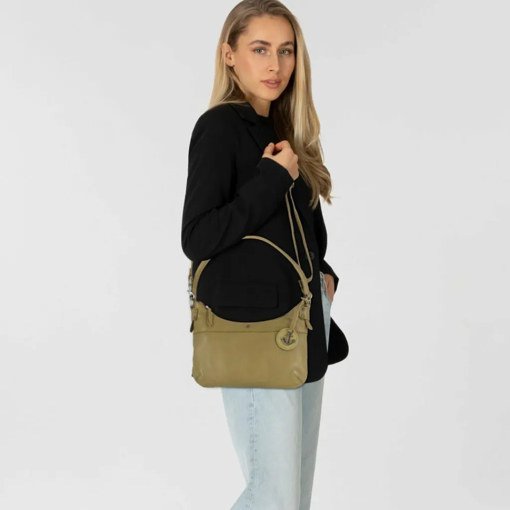 Harbour 2nd Henkeltaschen|Schultertaschen<Anchor Love Mara Schultertasche Leder 29 cm mild pistachio