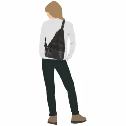 Harbour 2nd Anchor Love Merlin Umhängetasche Leder 23 cm