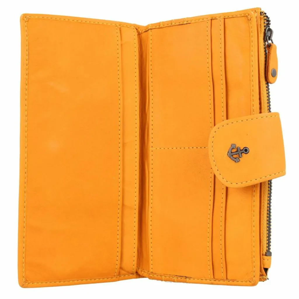 Harbour 2nd Damengeldbörsen Querformat<Anchor Love Melodie Geldbörse Leder 19.6 cm oriental mustard