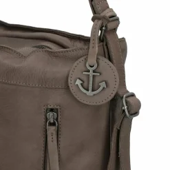 Harbour 2nd Henkeltaschen|Schultertaschen<Anchor Love Nora Schultertasche Leder 33 cm dusty taupe