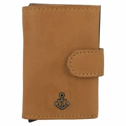 Outlet Harbour 2nd Anchor Love Robin 2 Kreditkartenetui RFID Schutz Leder 6 cm oriental mustard
