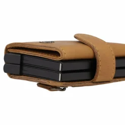 Outlet Harbour 2nd Anchor Love Robin 2 Kreditkartenetui RFID Schutz Leder 6 cm oriental mustard