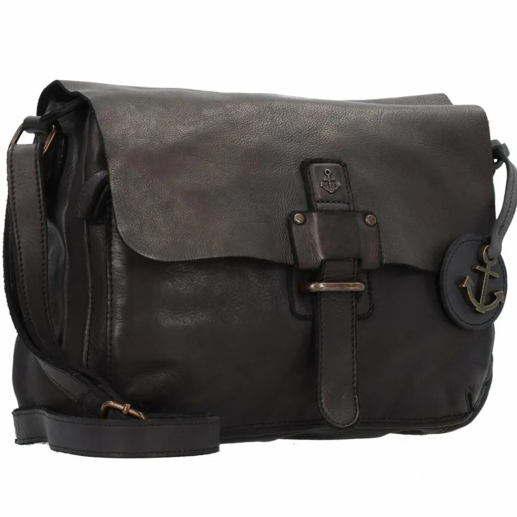 Outlet Harbour 2nd Anchor Love Rosi Umhängetasche Leder 29 cm dark ash