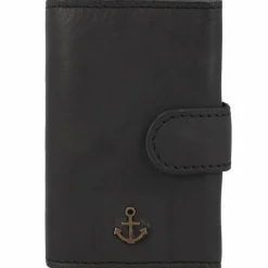 Harbour 2nd Anchor Love Robin 2 Kreditkartenetui RFID Schutz Leder 6 cm dark ash