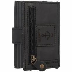 Harbour 2nd Anchor Love Robin 2 Kreditkartenetui RFID Schutz Leder 6 cm dark ash
