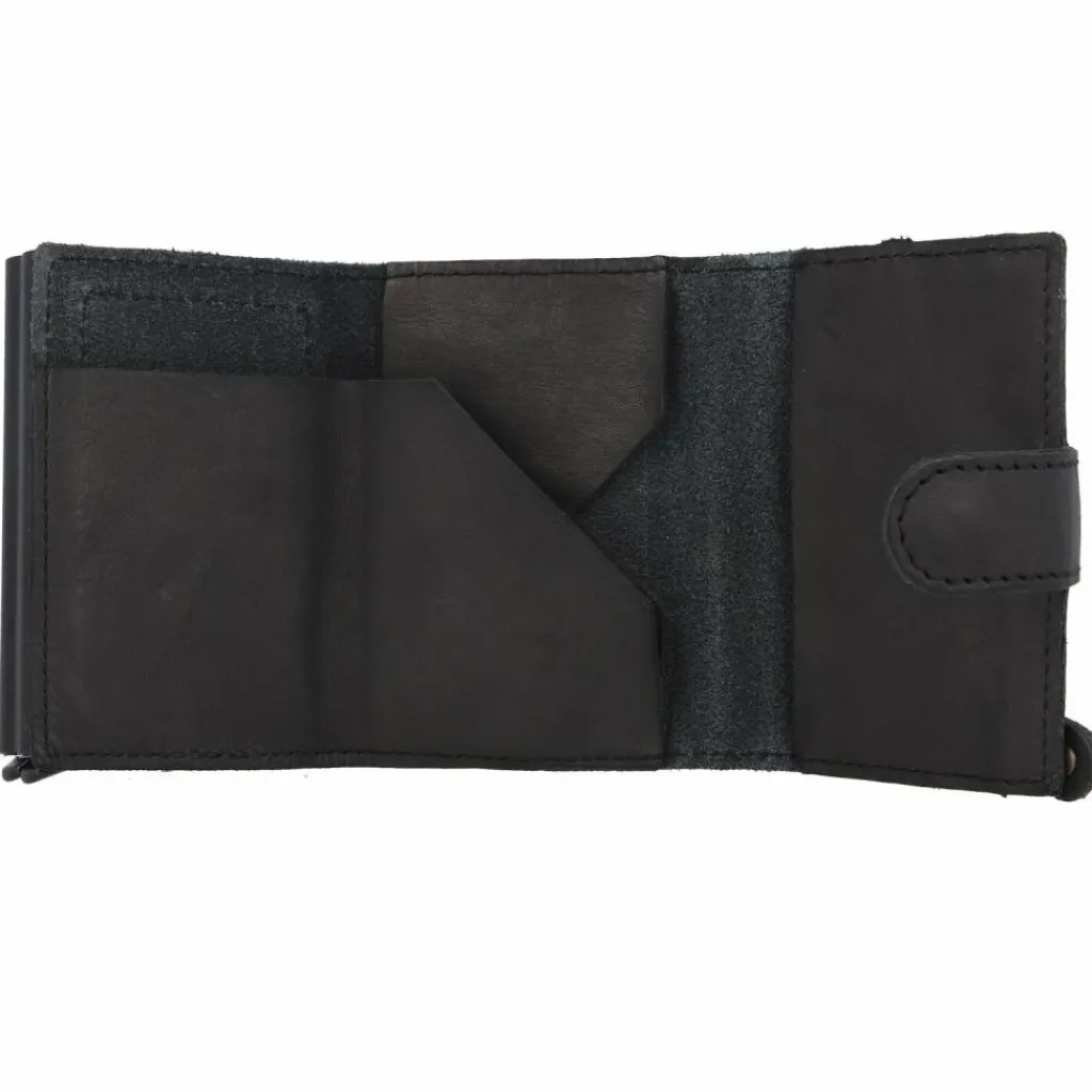 Harbour 2nd Anchor Love Robin 2 Kreditkartenetui RFID Schutz Leder 6 cm dark ash