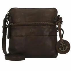 Harbour 2nd Anchor Love Taliza Umhängetasche Leder 19 cm chocolate brown