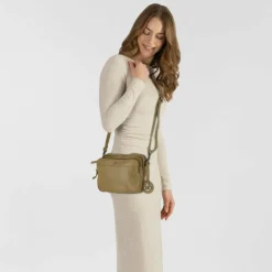 Hot Harbour 2nd Anchor Love Thalea Umhängetasche Leder 23 cm mild pistachio