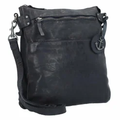 Sale Harbour 2nd Anchor Love Zora Umhängetasche Leder 26 cm midnight navy