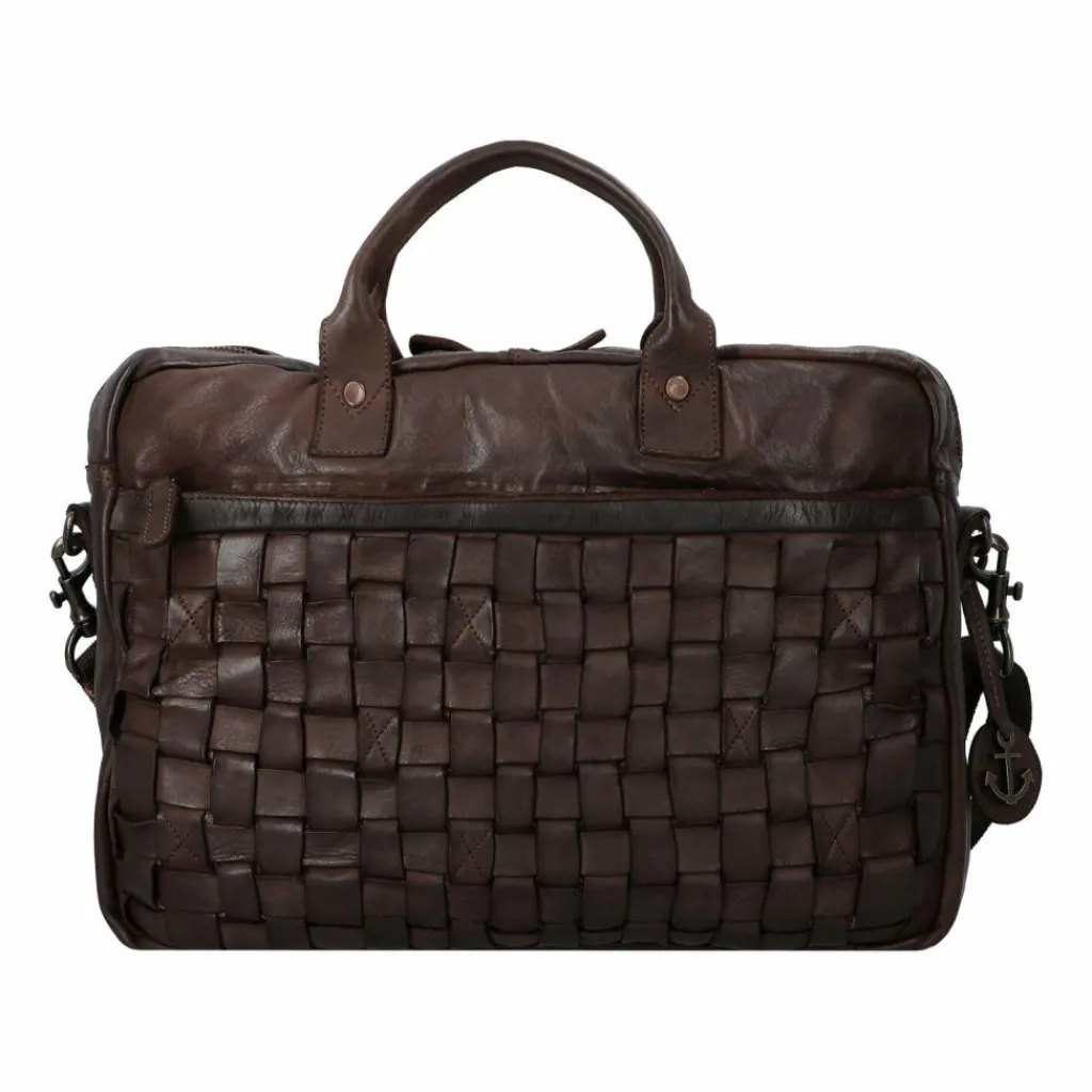 Harbour 2nd Blaise Aktentasche Leder 40 cm Laptopfach