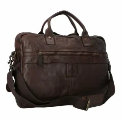 Harbour 2nd Blaise Aktentasche Leder 40 cm Laptopfach