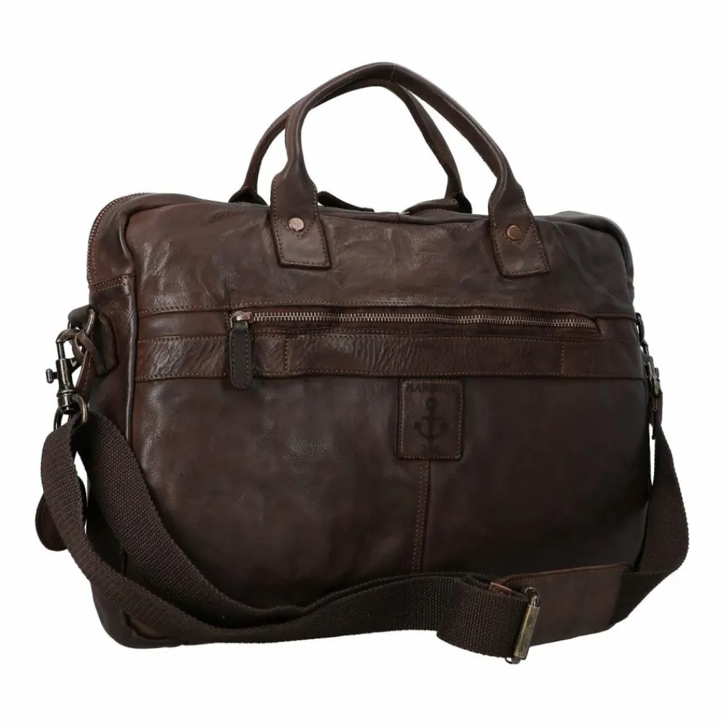 Harbour 2nd Blaise Aktentasche Leder 40 cm Laptopfach