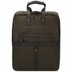 Online Harbour 2nd City Canvas Francis Daypack 41 cm Laptopfach olive brown