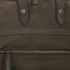 Online Harbour 2nd City Canvas Francis Daypack 41 cm Laptopfach olive brown