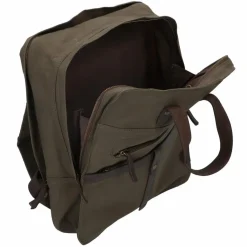 Online Harbour 2nd City Canvas Francis Daypack 41 cm Laptopfach olive brown