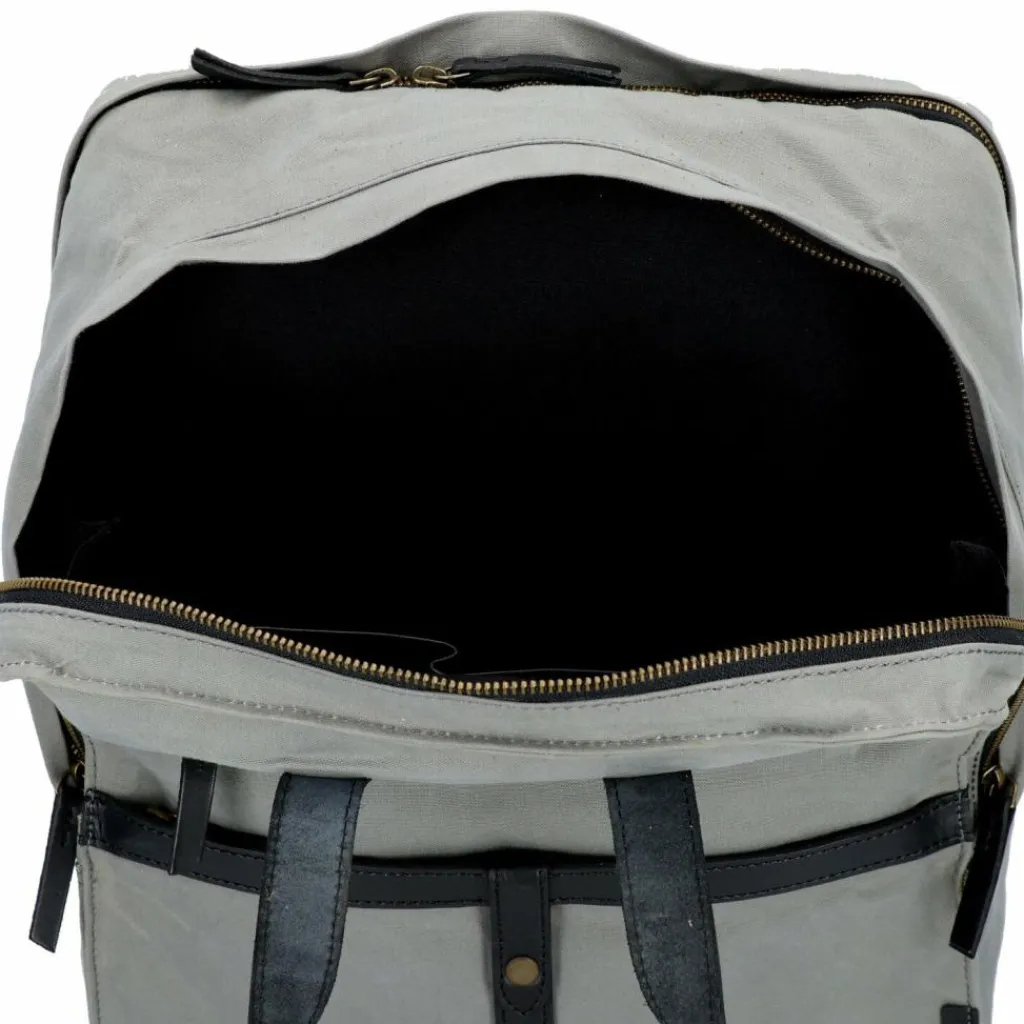 Discount Harbour 2nd City Canvas Francis Daypack 41 cm Laptopfach grey-black